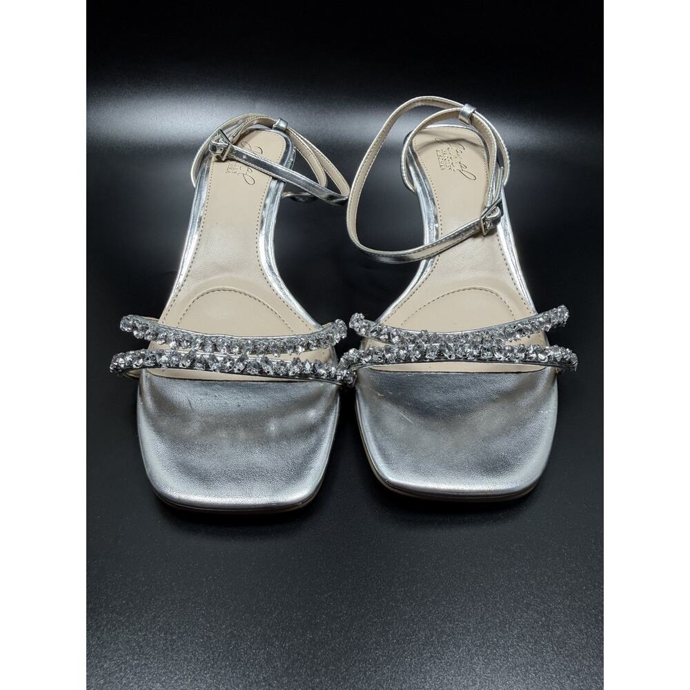 Jewel Badgley Mischka Marley Kitten Heel Sandals Women’s Size 8 - Picture 3 of 7